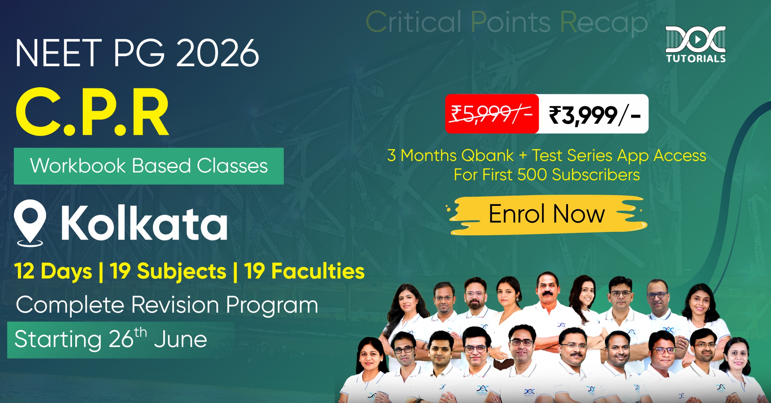 NEET PG CPR Kolkata